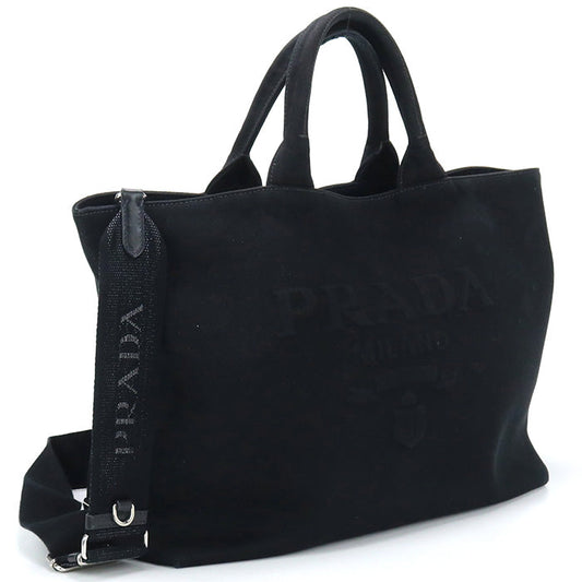 PRADA 2VG081 2WAYTote Bag Tote Bag Shoulder bag PVC black unisex