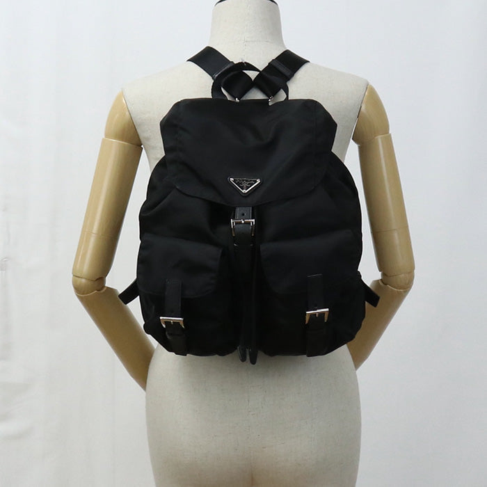 PRADA Backpack Nylon black Women