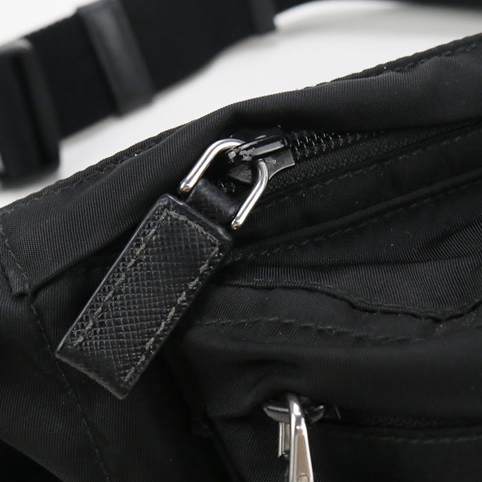 PRADA 2VL132 body bag Waist bag Belt bag Crossbody Bags Nylon black mens(unisex)