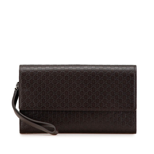 Gucci Microguccissima Leather Clutch Bag 386851
