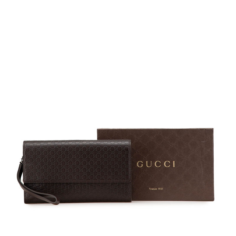 Gucci Microguccissima Leather Clutch Bag 386851
