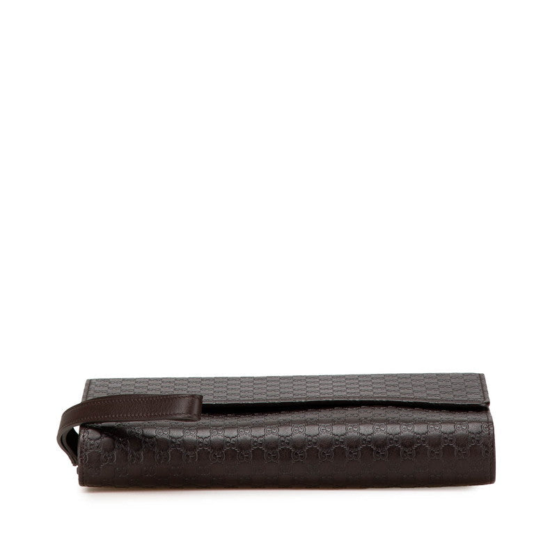 Gucci Microguccissima Leather Clutch Bag 386851