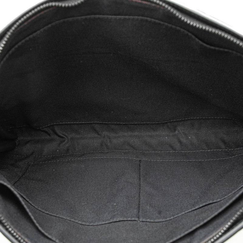 Bottega Veneta Leather Intrecciato Clutch Bag